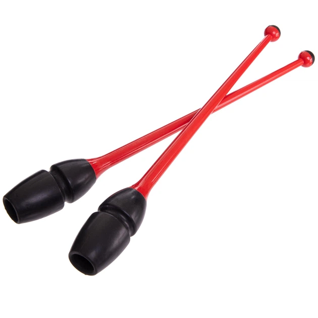 Булавы для художественной гимнастики SP-Sport C-0963 2 шт. Красный/Черный (FFR00859) Булавы для художественной гимнастики SP-Sport C-0963 2 шт. Красный/Черный (FFR00859)