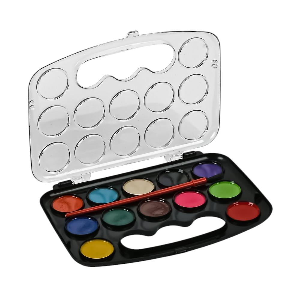 Акварельные краски Stenson WW00559ST чемодан 12 цветов с кистью (612902)