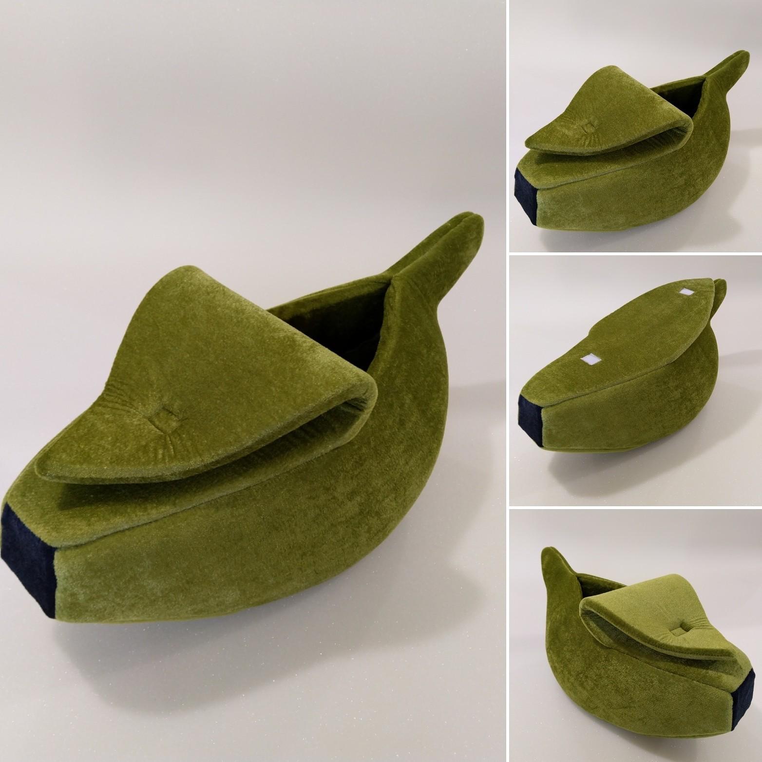 Домик-лежак для кошек и собак Luch home Банан 54х27х30 см Хаки (26857910) - фото 2 Домик-лежак для кошек и собак Luch home Банан 54х27х30 см Хаки (26857910) - фото 2