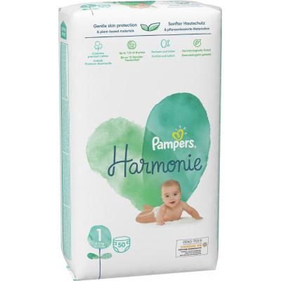 Підгузок Pampers Harmonie Newborn р. 1 2-5 кг 50 шт. (8006540156513) - фото 8