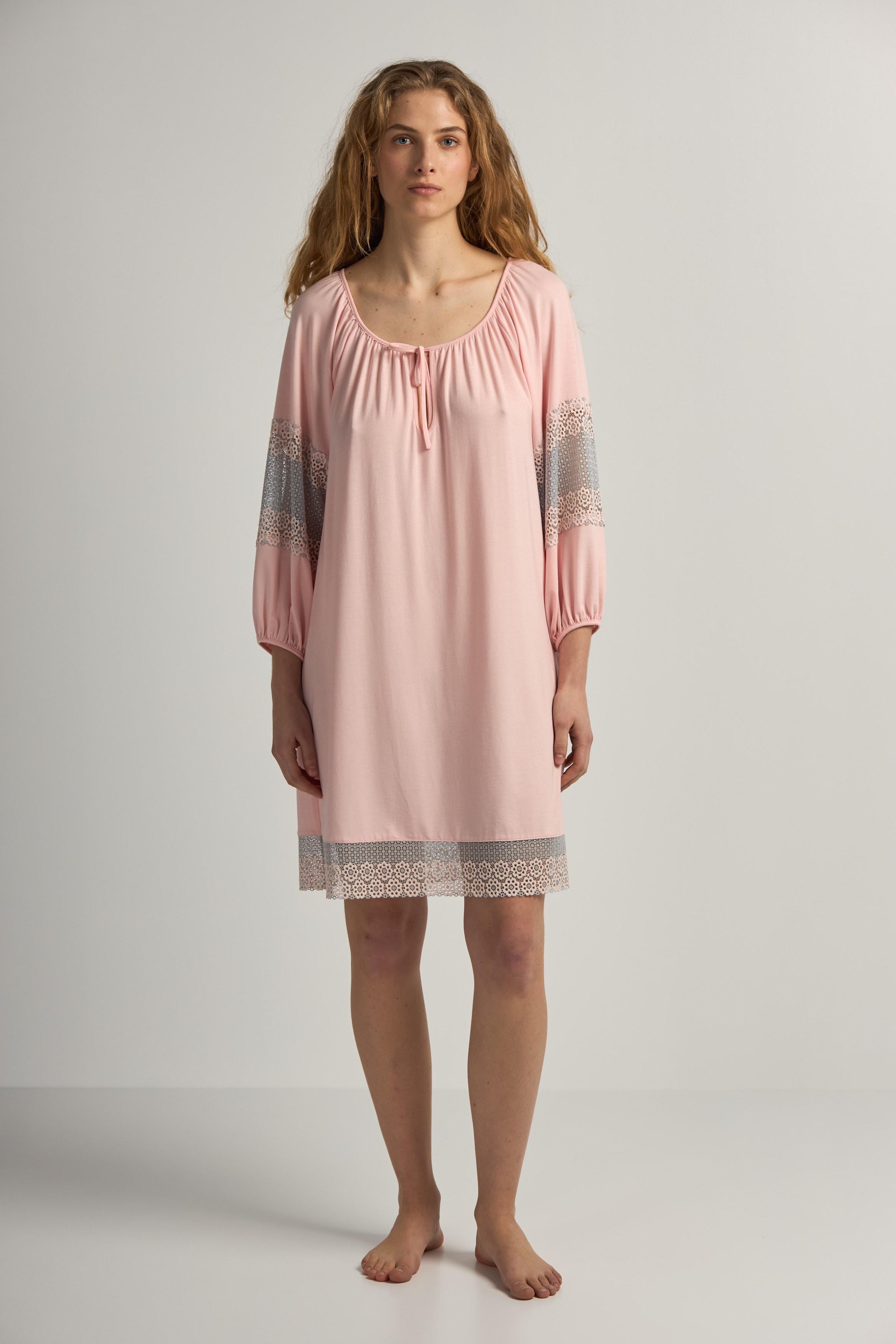 Ночная рубашка женская Ellen Katherine LDM 108/10/01 S Розово-серый