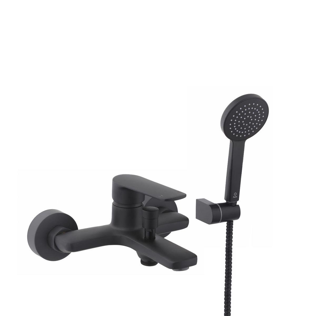 Смеситель для ванны Perla Jack с лейкой для душа однорычажный латунь (PBZ6304B)