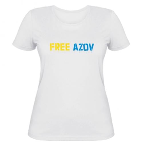 Футболка женская Free Azov M Белый (18042634-1-205289-M)