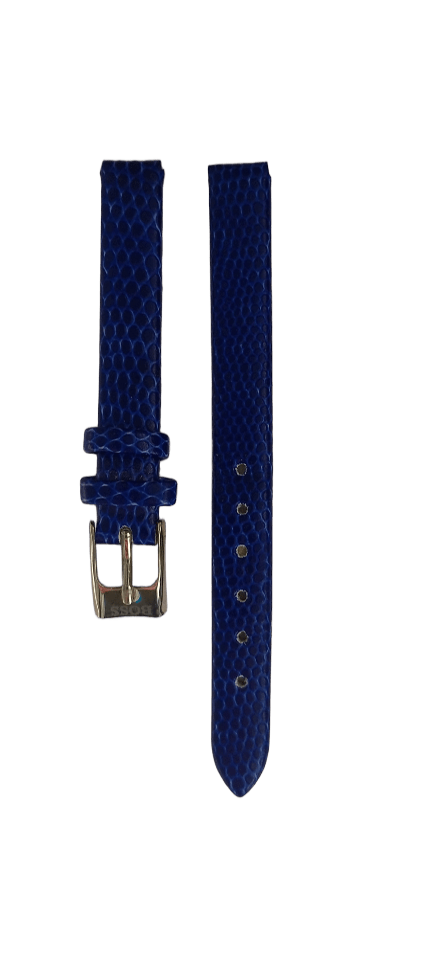 Ремешок для часов кожезаменитель гладкий 10х150 мм Синий (421В)