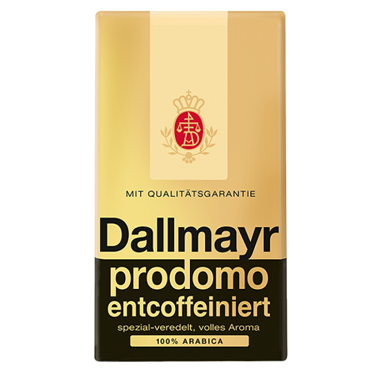 Кофе молотый Dallmayr Prodomo entcoffeiniert без кофеина 500 г (H-49)