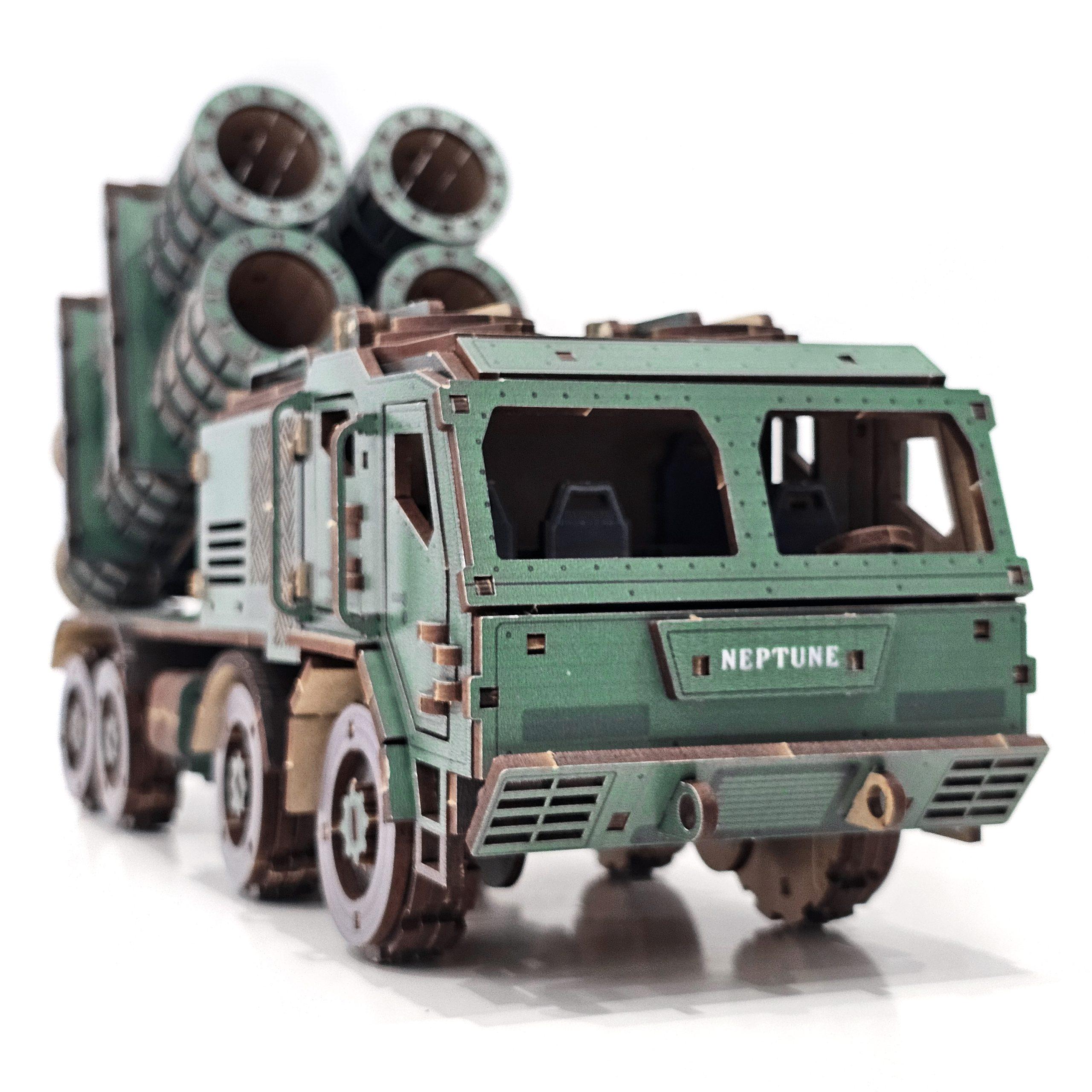 Конструктор дерев'яний THEGRAVIX Нептун (04039) - фото 4 Конструктор дерев'яний THEGRAVIX Нептун (04039) - фото 4