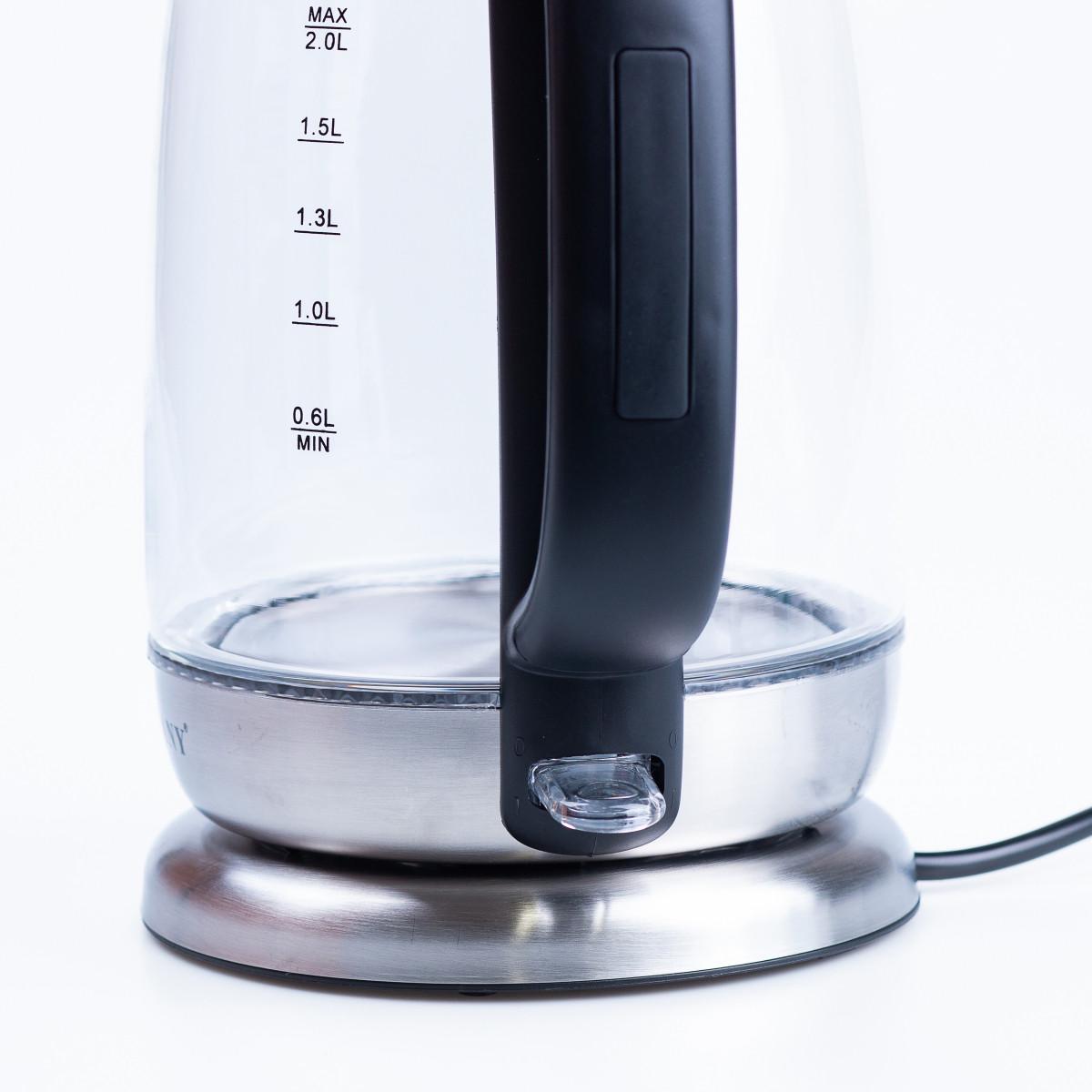 Электрочайник Sokany SK-SH-1069 Electric Kettle 2000W 2 л Прозрачный (3918) - фото 10