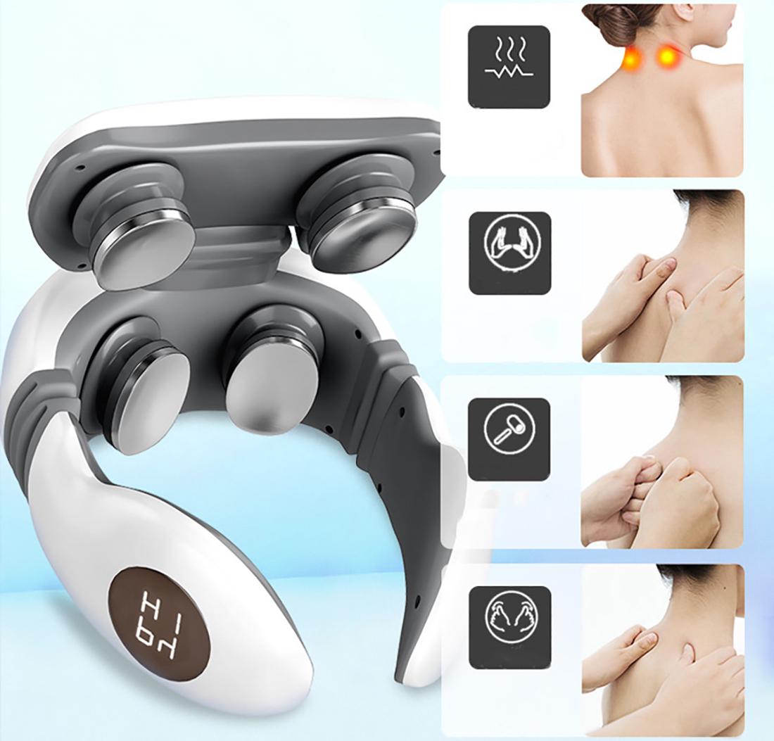 Масажер для шиї Adna Massager 4 акумуляторний - фото 2