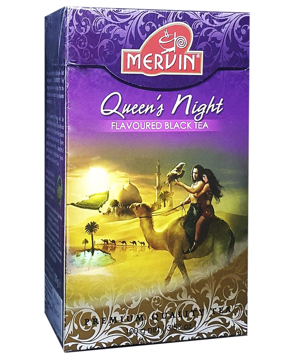 Чай черный Mervin Queen`s Night с зеленым Королева Ночи 100 г (56087)