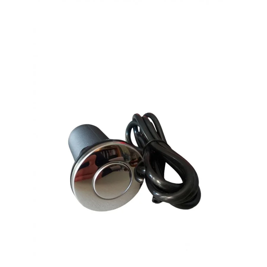 Кнопка управления измельчителем пневматическая LEOMIKAO K-1 Chrome (60307) - фото 2 Кнопка управления измельчителем пневматическая LEOMIKAO K-1 Chrome (60307) - фото 2