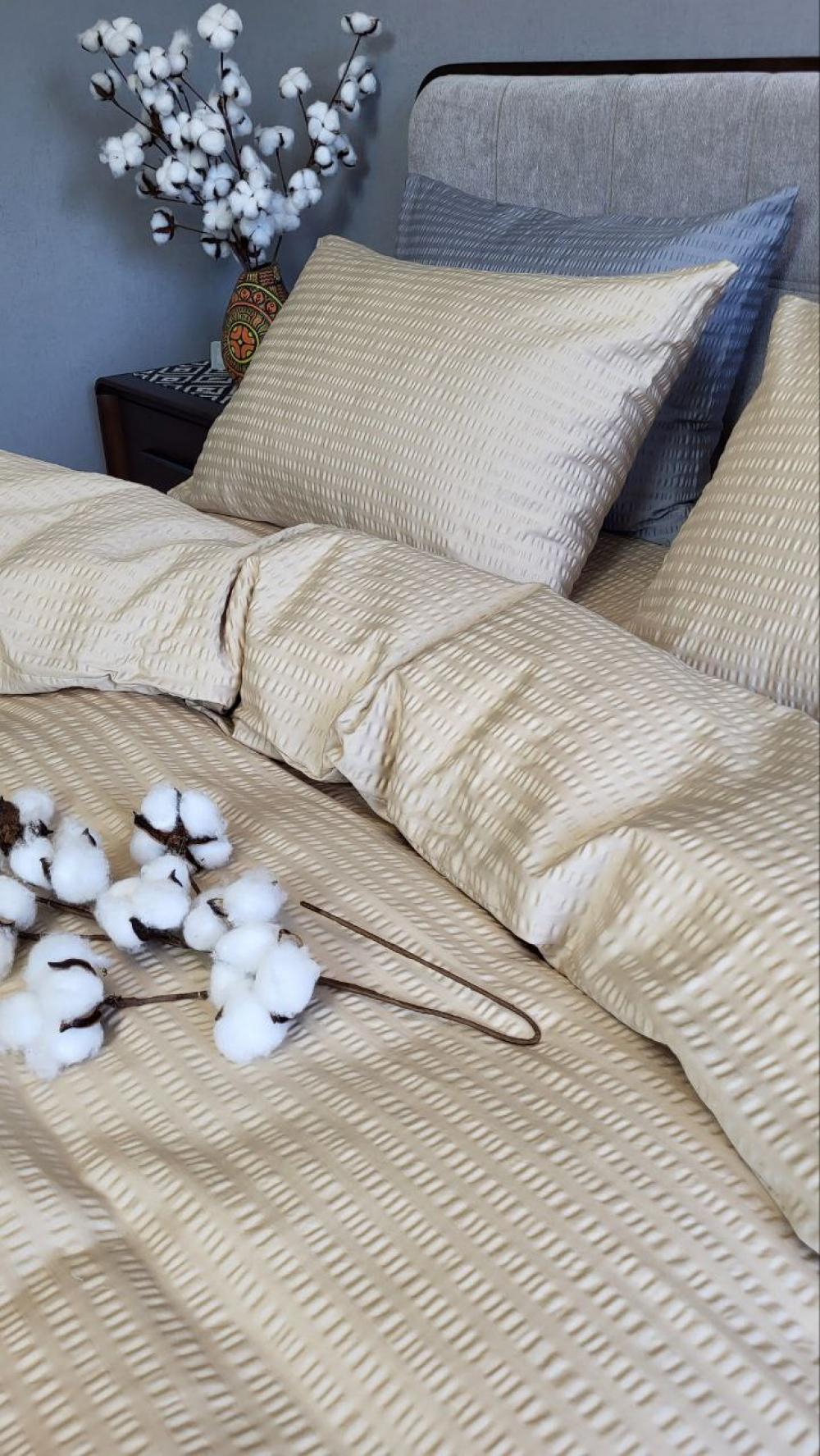 Комплект постельного белья Кис S2004 сатин Premium Gofre полуторный/наволочки 50х70/70х70 см (6456) - фото 6 Комплект постельного белья Кис S2004 сатин Premium Gofre полуторный/наволочки 50х70/70х70 см (6456) - фото 6