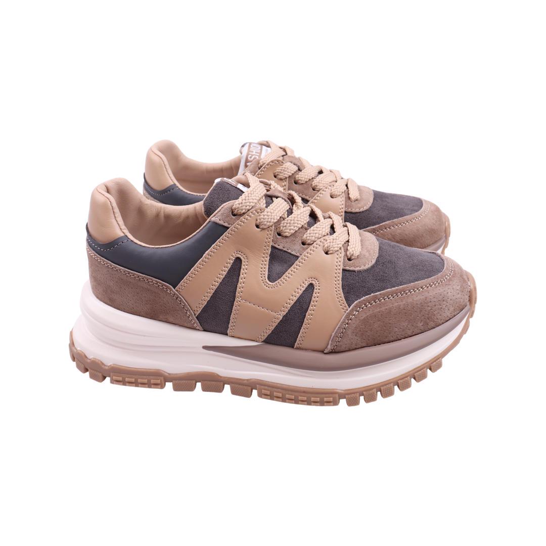 Кроссовки женские Li Fexpert из нубука р. 40 Капучино (994-22DK)