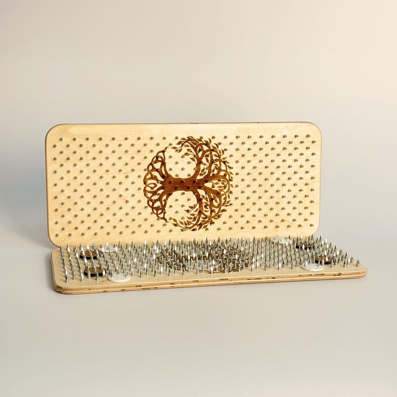 Доска Садху для йоги Aurora Минимализм Ромб 320x140 мм (ДС Минимализм Ромб ДЖ 320_140_10) - фото 5