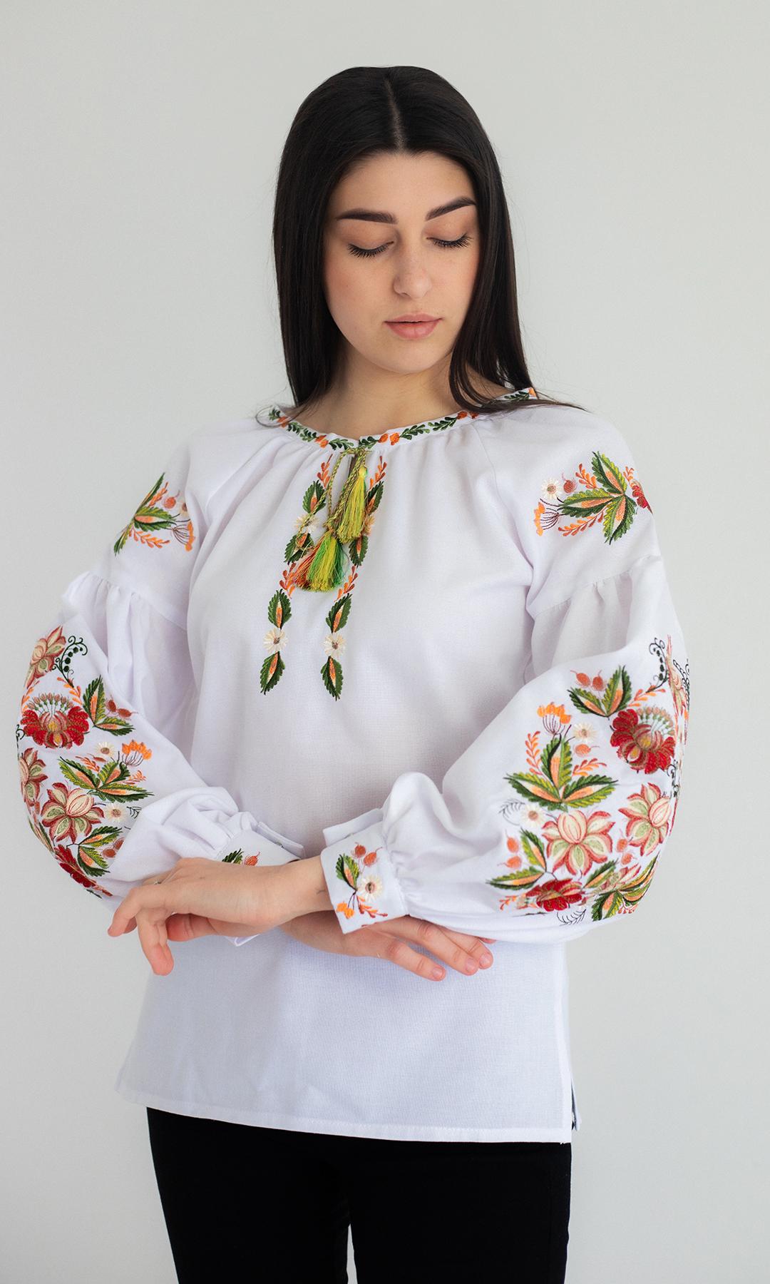 Вишиванка жіноча Вишиваночка р. 50 Білий (244-2)
