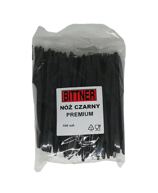 Ножи Bittner 18 см 100 шт. Черный (130071)