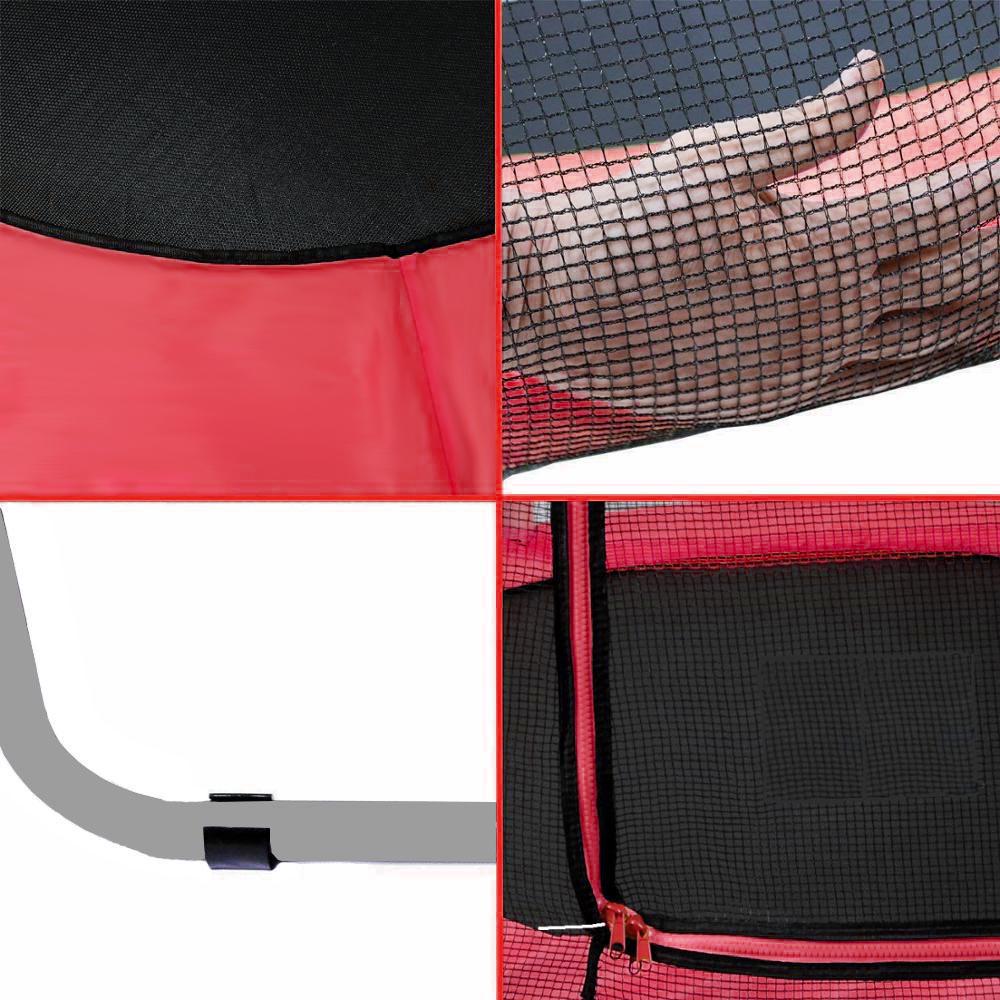 Батут-манеж дитячий з сіткою Atleto KRB10 160 см Червоний (4676) - фото 3