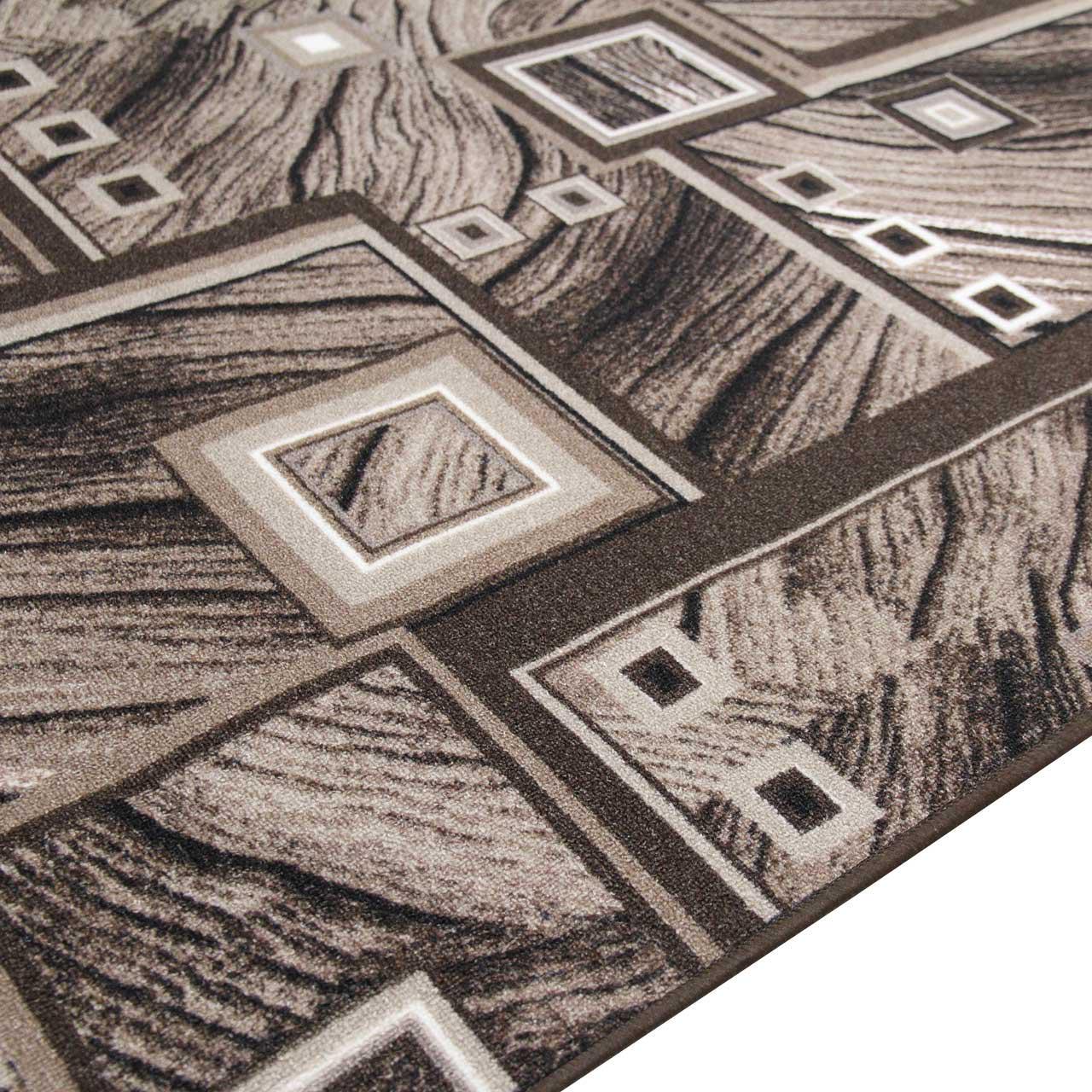 Ковер безворсовый на войлочной основе DAKARIA Print Run Квадрат p3 2x2 м Коричневый/Бежевый (00-00018824) - фото 10 Ковер безворсовый на войлочной основе DAKARIA Print Run Квадрат p3 2x2 м Коричневый/Бежевый (00-00018824) - фото 10