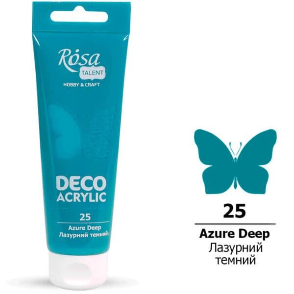 Акрилова фарба для декору ROSA Talent 39 75 мл Лазурний матовий (322239) - фото 1