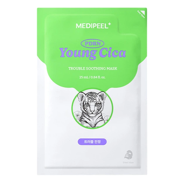 Маска успокаивающая тканевая с PDRN и центеллой Medi Peel Young Cica PDRN Trouble Soothing Mask 25 мл (33777638)