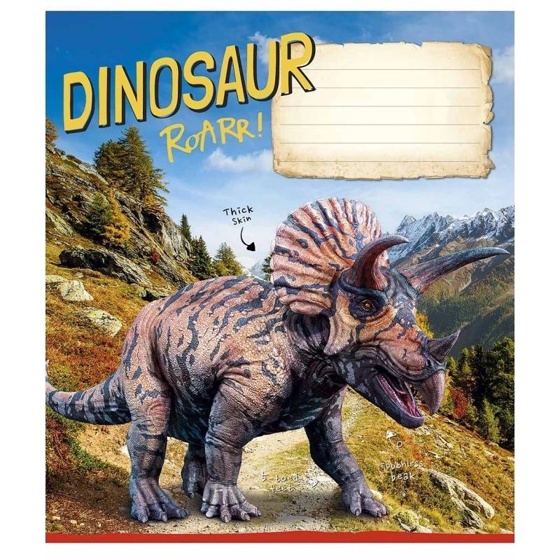 Зошит учнівський "Jurassic world" 018-3310K-1 в клітинку 18 аркушів