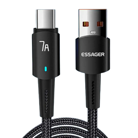 Кабель для зарядки Essager Type-C - USB-A 7A 2 м (230036)