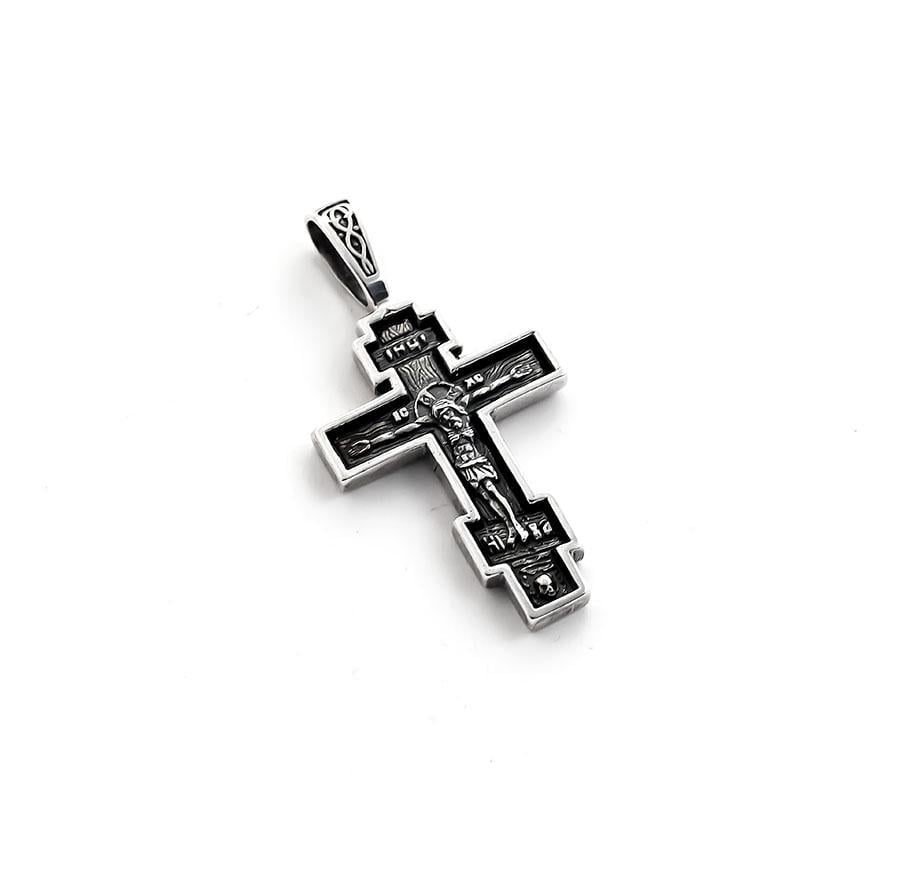 Кулон крест христианский Maxi Silver 7521 (87521)