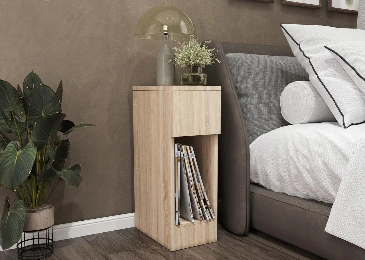 Тумба приліжкова FT-113 на один ящик 200х596х350 мм Дуб сонома (31232457)