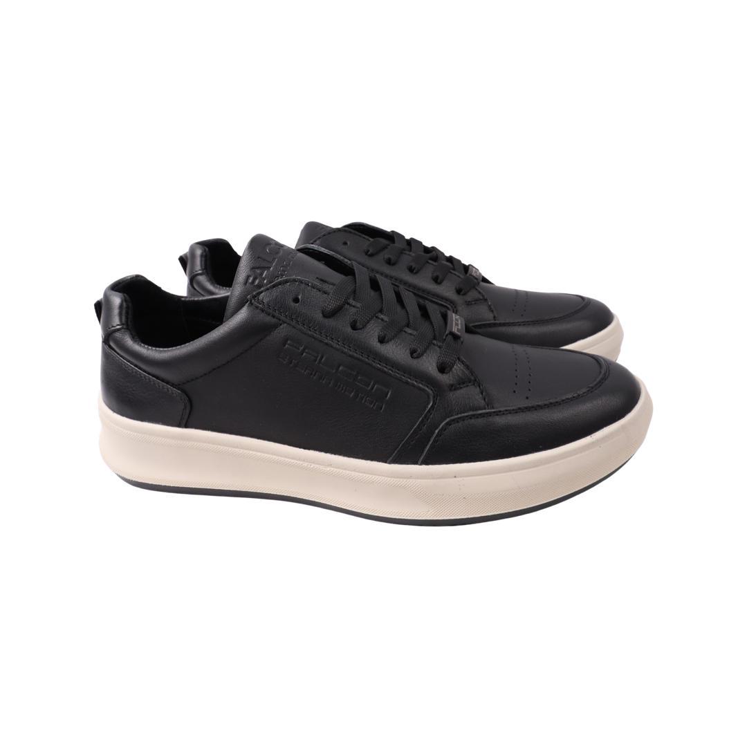 Кеди чоловічі Falcon зі шкіри р. 44 Чорний (120-21DTC)