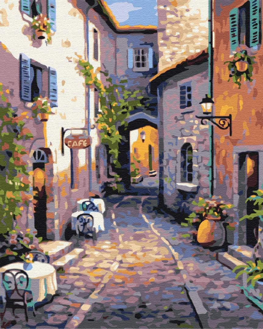 Картина по номерам Brushme Тихая улочка 40x50 см (BS4659) Картина по номерам Brushme Тихая улочка 40x50 см (BS4659)