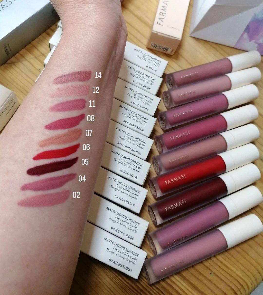 Помада рідка матова Farmasi 02 Au Natural 4 г (77627828) - фото 8 Помада рідка матова Farmasi 02 Au Natural 4 г (77627828) - фото 8