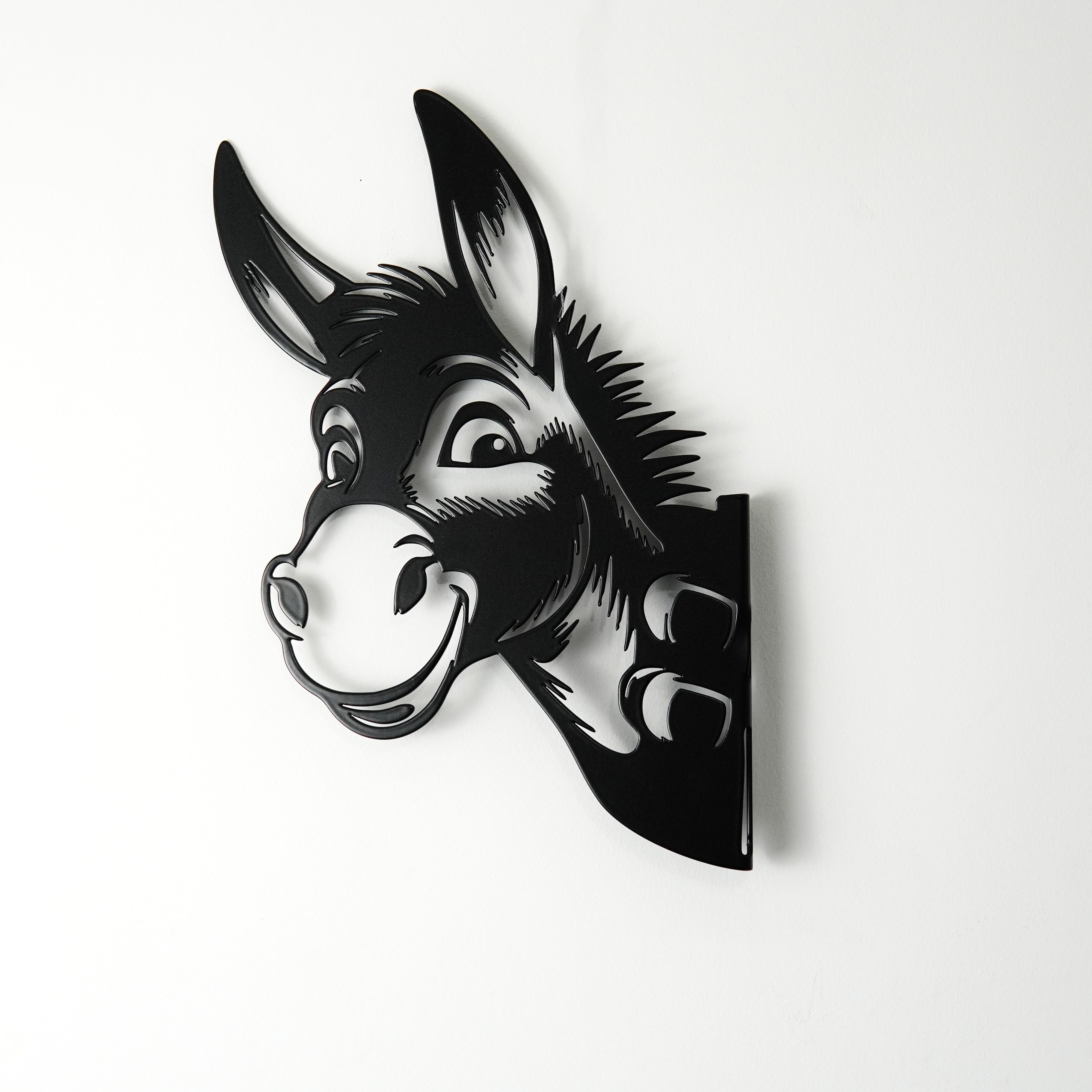 Садовая фигура Ослик 3 металлическая (DCR209)