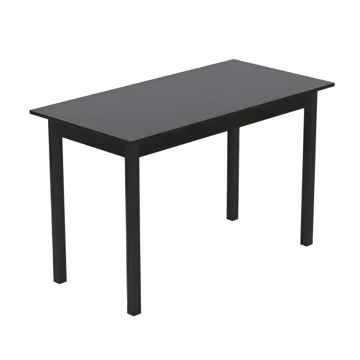 Обеденный стол Ferrum-decor Марио ДСП 16 мм 75x120x60 см Черный/Сосна Кембра (FRD-105728)