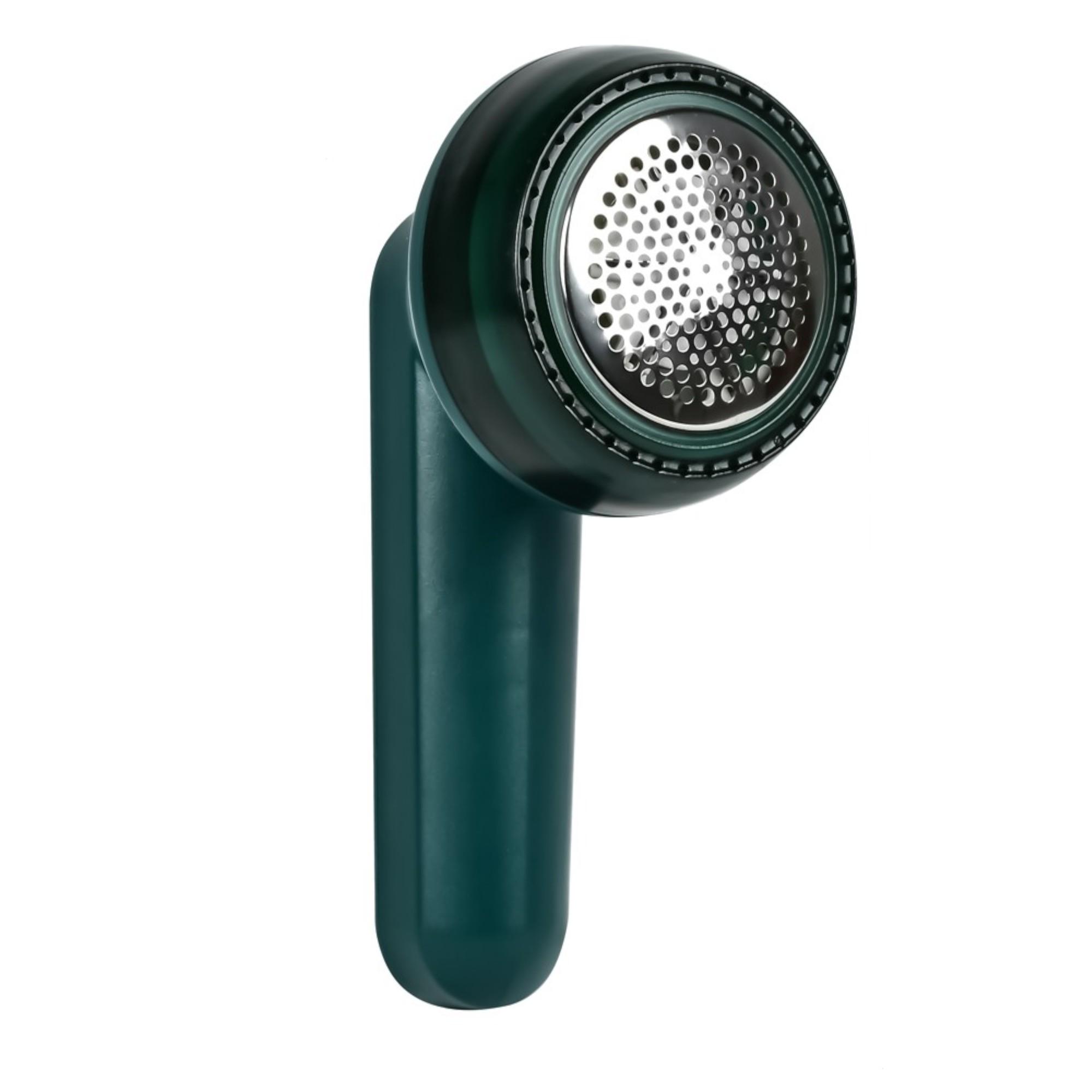 Машинка для удаления катышек Stenson R97841 USB универсальная со щеткой 16×7,5 см Темно-зеленый (2964b085)