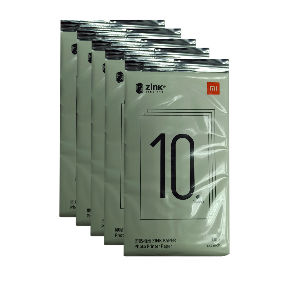 Бумага для фотопринтера Xiaomi Mi Photo Printer Paper Zinc 5x76 см 50 шт. (010019) - фото 3