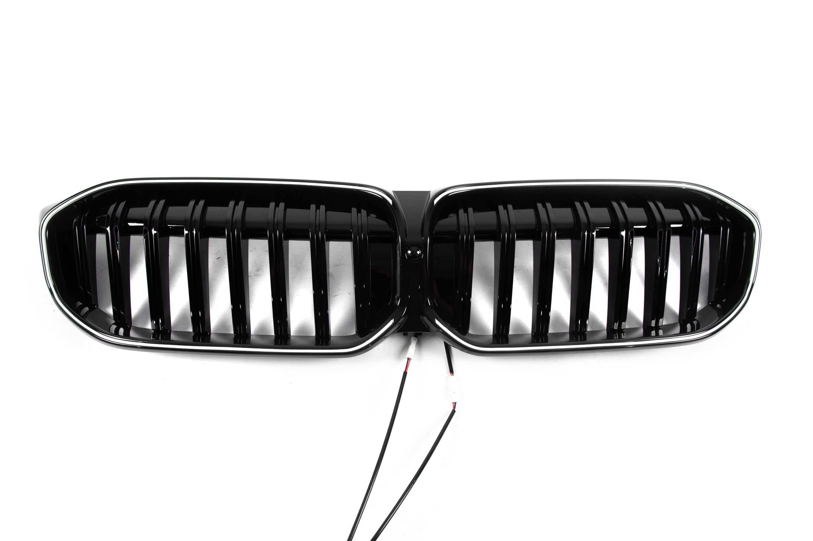 Ноздри 1-Bar LED GBT для BMW 3 серия G20/G21 2018- гг. abs-пластик Черный (190158)