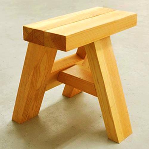 Стульчик из дерева Кардиш Карри (ТАБ-013203)