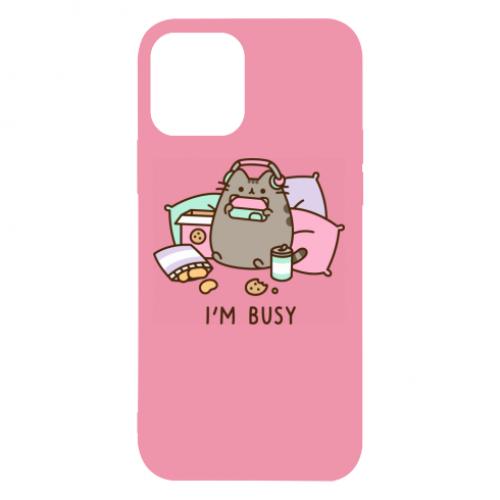 Чехол для iPhone 12 Pusheen I'm Busy