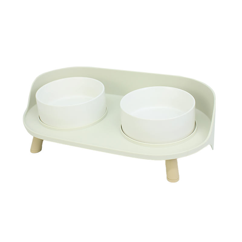 Миска Hoopet 20G0452G White для котов и собак двойная Миска Hoopet 20G0452G White для котов и собак двойная