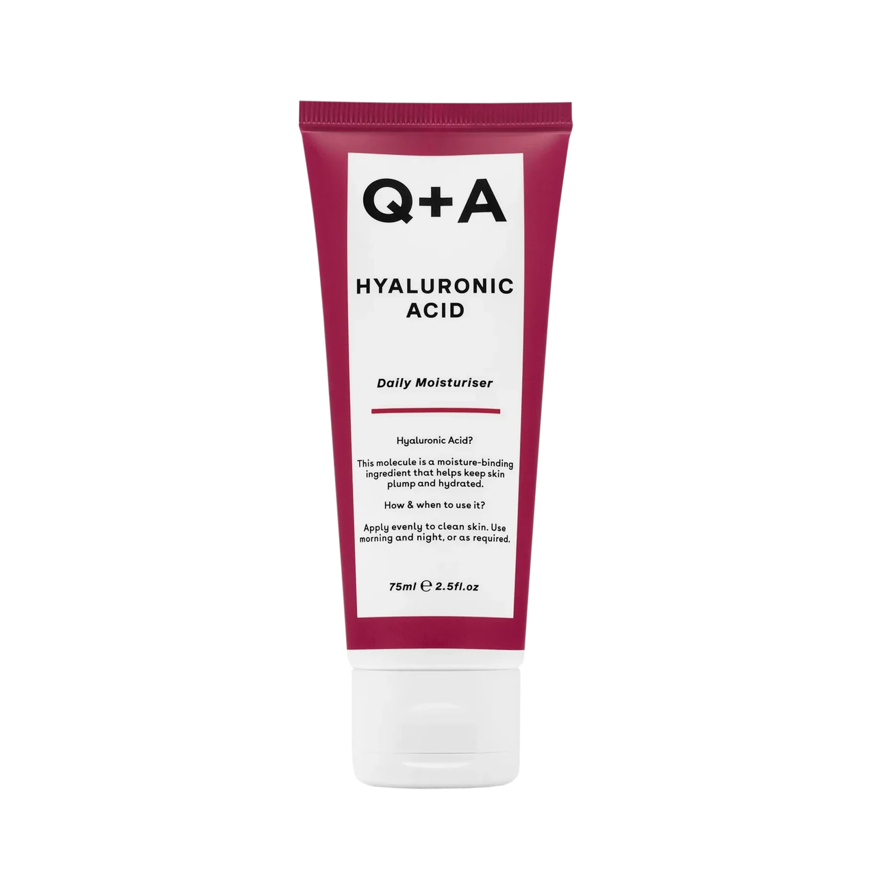 Крем с гиалуроновой кислотой Q+A Hyaluronic Acid Daily Moisturiser увлажняющий 75 мл (A1262)