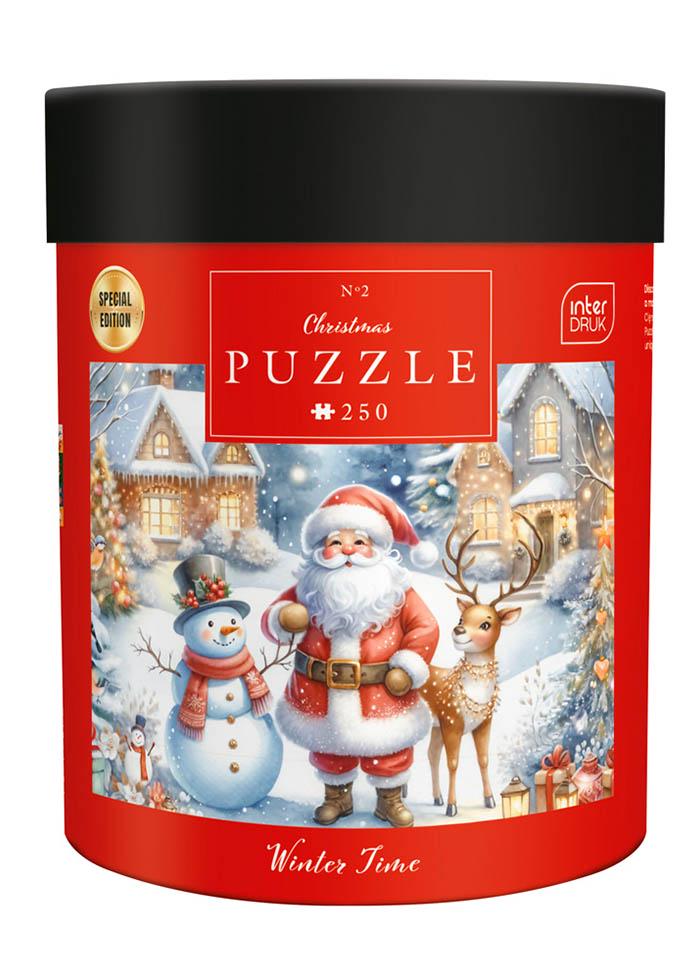 Пазли тришарові InterDRUK Christmas Winter Time 250 шт. (376251)
