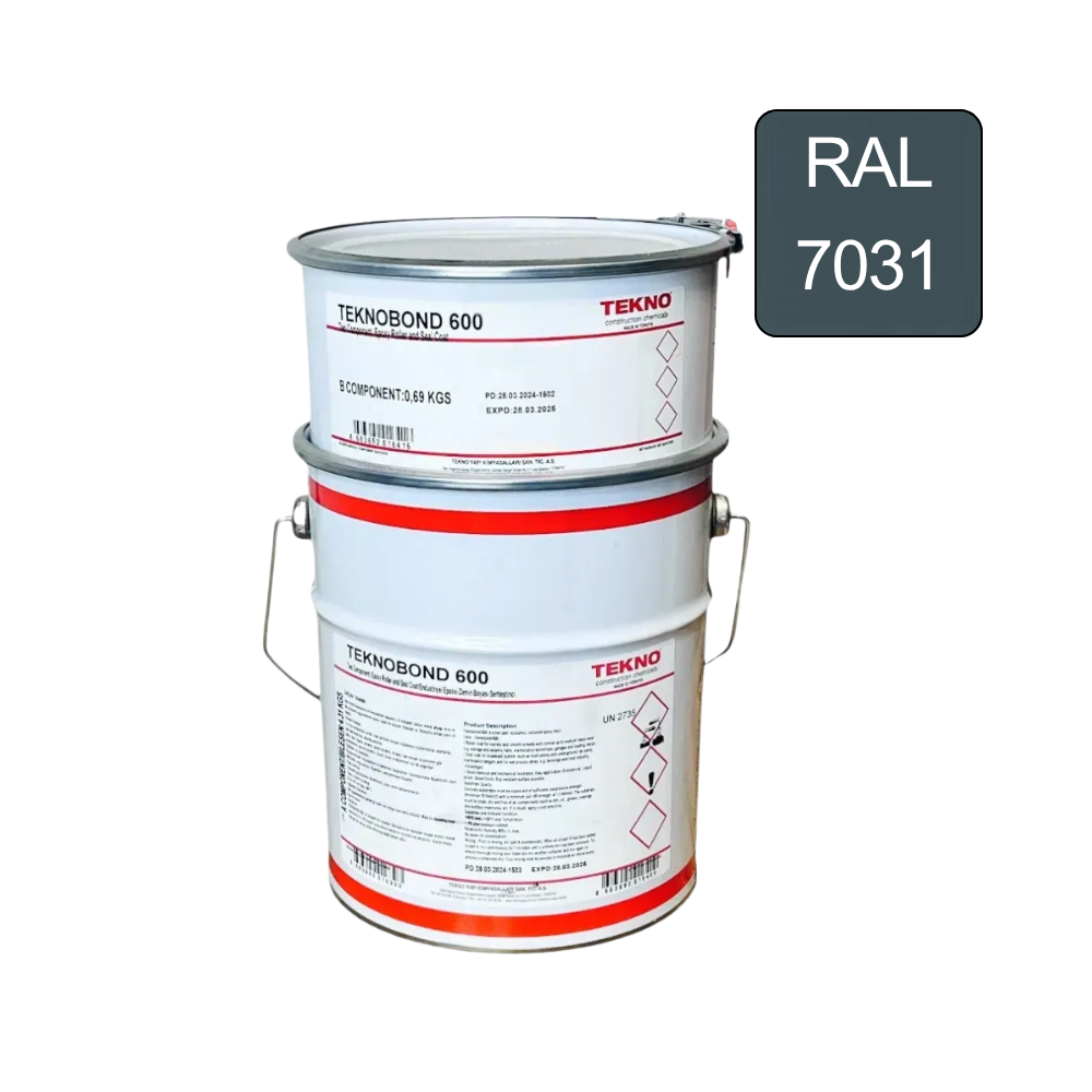 Краска эпоксидная Teknobond 600 5 кг RAL 7031 Серый (TB60020)