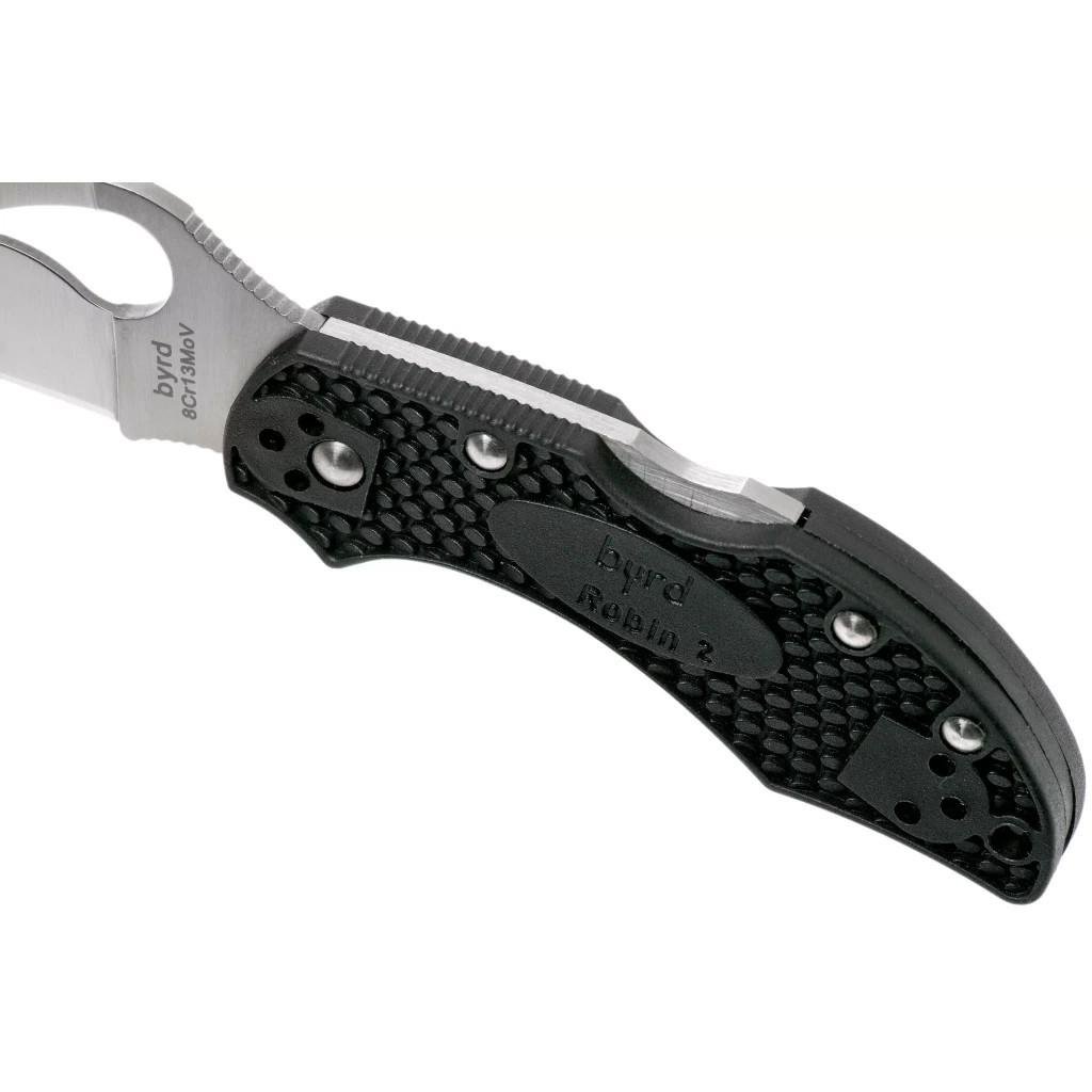 Ніж Spyderco Byrd Robin 2 FRN Black (BY10PBK2) - фото 5