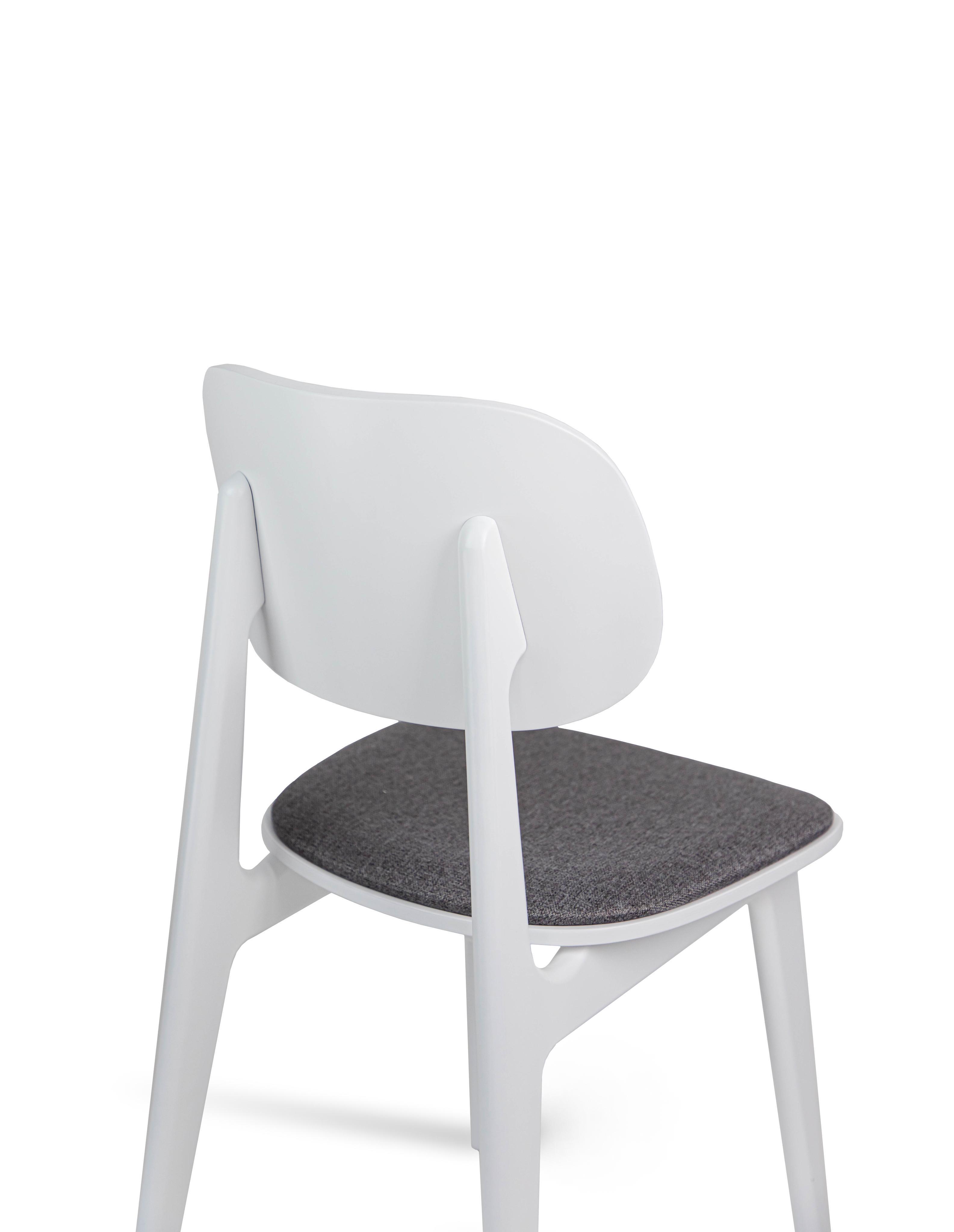 Стілець для кухні та вітальні Колібрі Лула софт 450х840х530 мм Білий/Мальмо (GAА0055531) - фото 4 Стілець для кухні та вітальні Колібрі Лула софт 450х840х530 мм Білий/Мальмо (GAА0055531) - фото 4