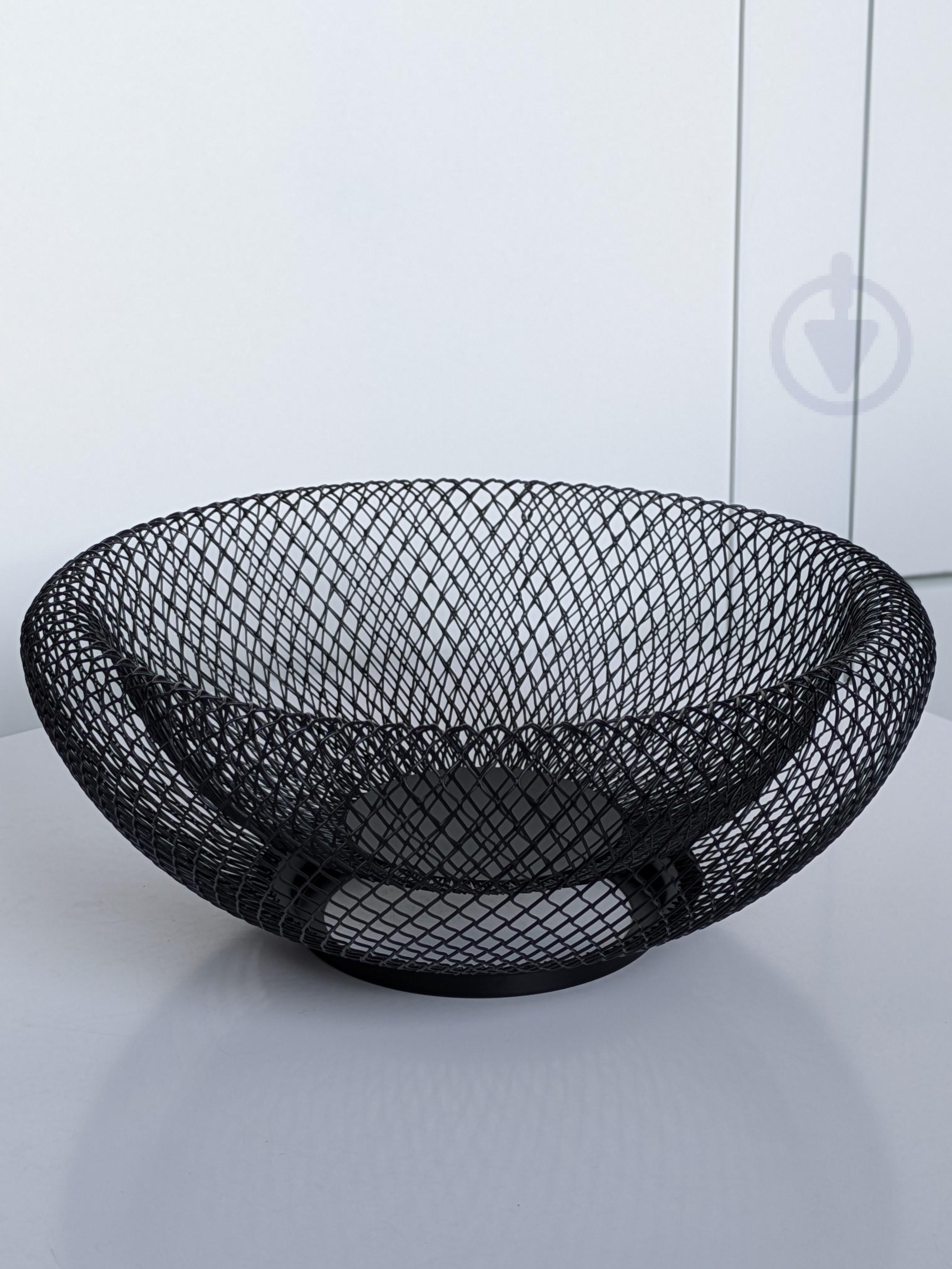 Фруктовница металлическая модерн Черный (2156)