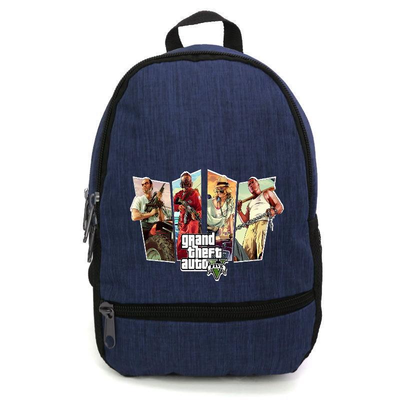 Школьный рюкзак подростковый Cappuccino Toys с принтом GTA-007 12,5 л Синий (1404954793) Школьный рюкзак подростковый Cappuccino Toys с принтом GTA-007 12,5 л Синий (1404954793)