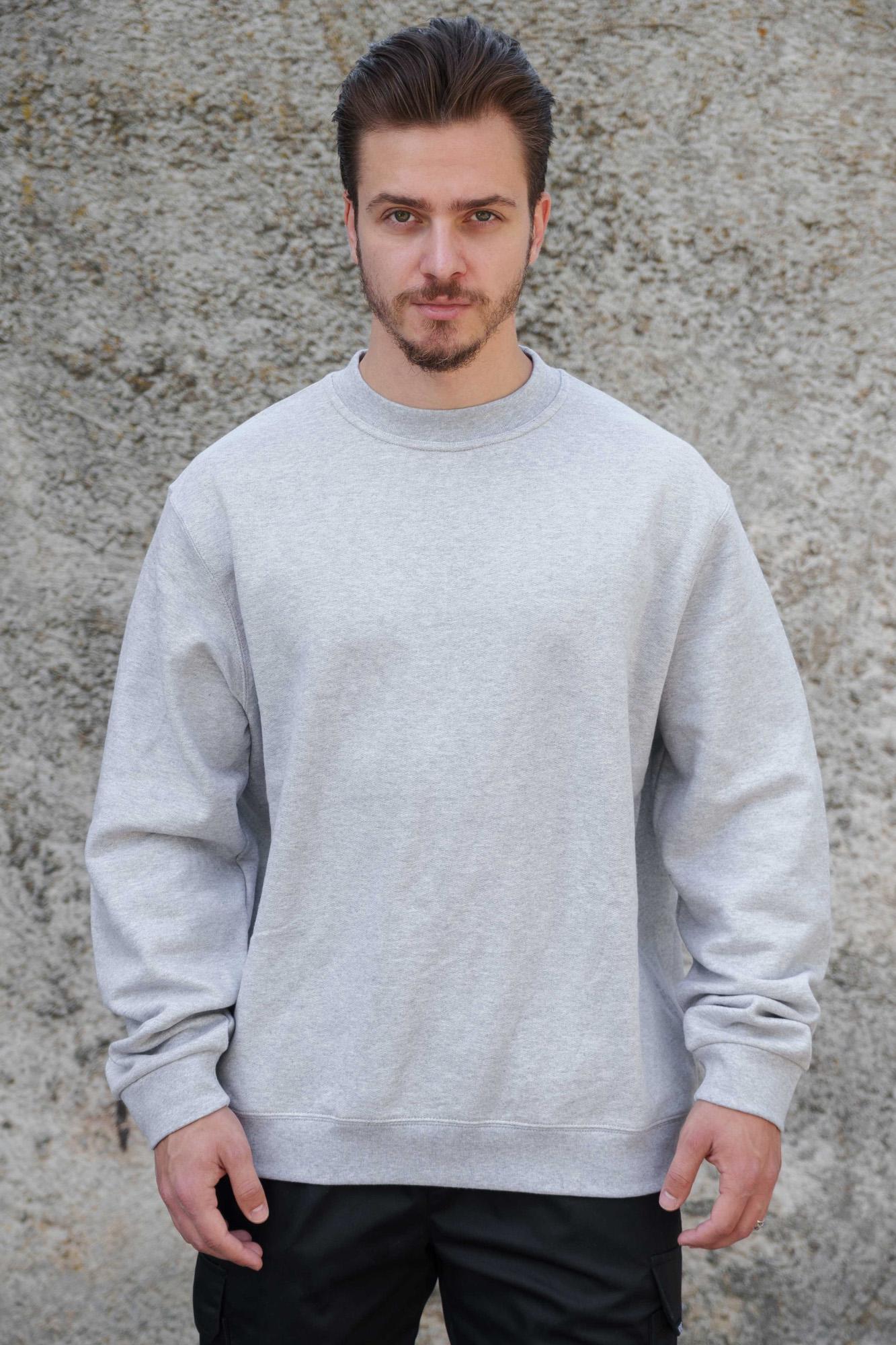 Свитшот на флисе Without Solo утепленный оверсайз S/M Gray (2XL/3XL8055469) - фото 2 Свитшот на флисе Without Solo утепленный оверсайз S/M Gray (2XL/3XL8055469) - фото 2