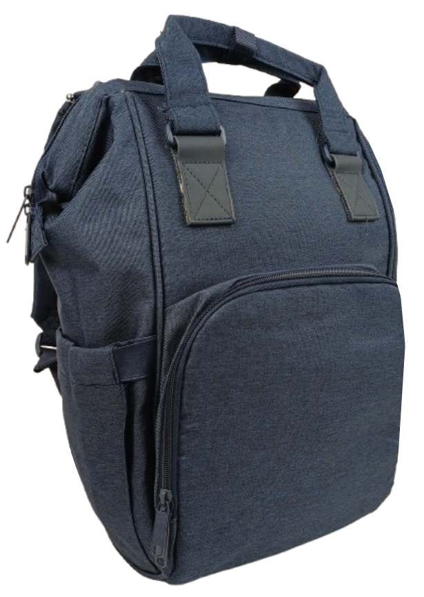 Рюкзак жіночий для мам Live in style кишеня для коляски бічні кишені 19 л 40x24x19 см Синій