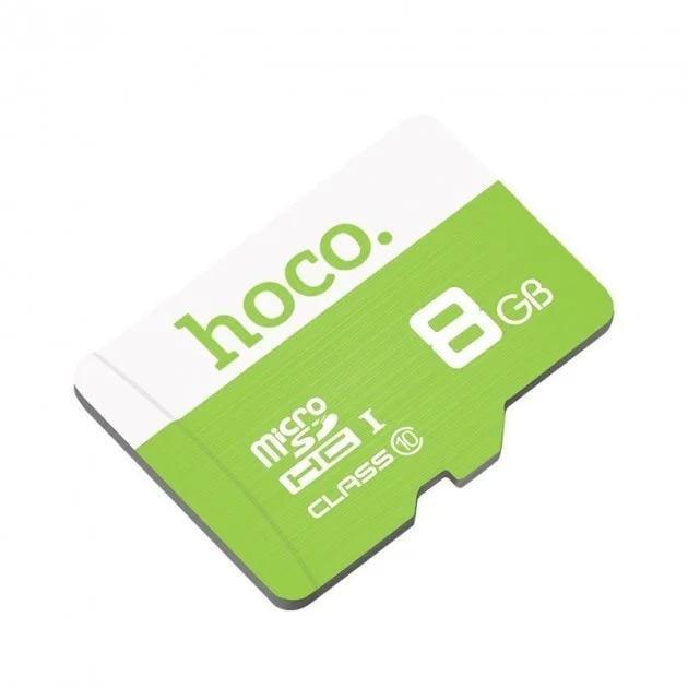 Карта памяти Hoco Micro SD HC Card Class 10 8Gb Зеленый (13703opti)