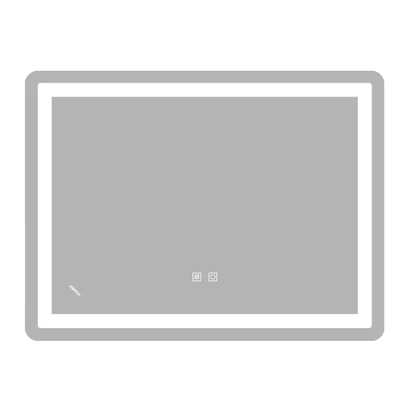 Зеркало для ванной комнаты Zerix Sansa MR01 LED Touch/Anti-fog/димер/регулятор яркости 70x50 см (ZX6050)