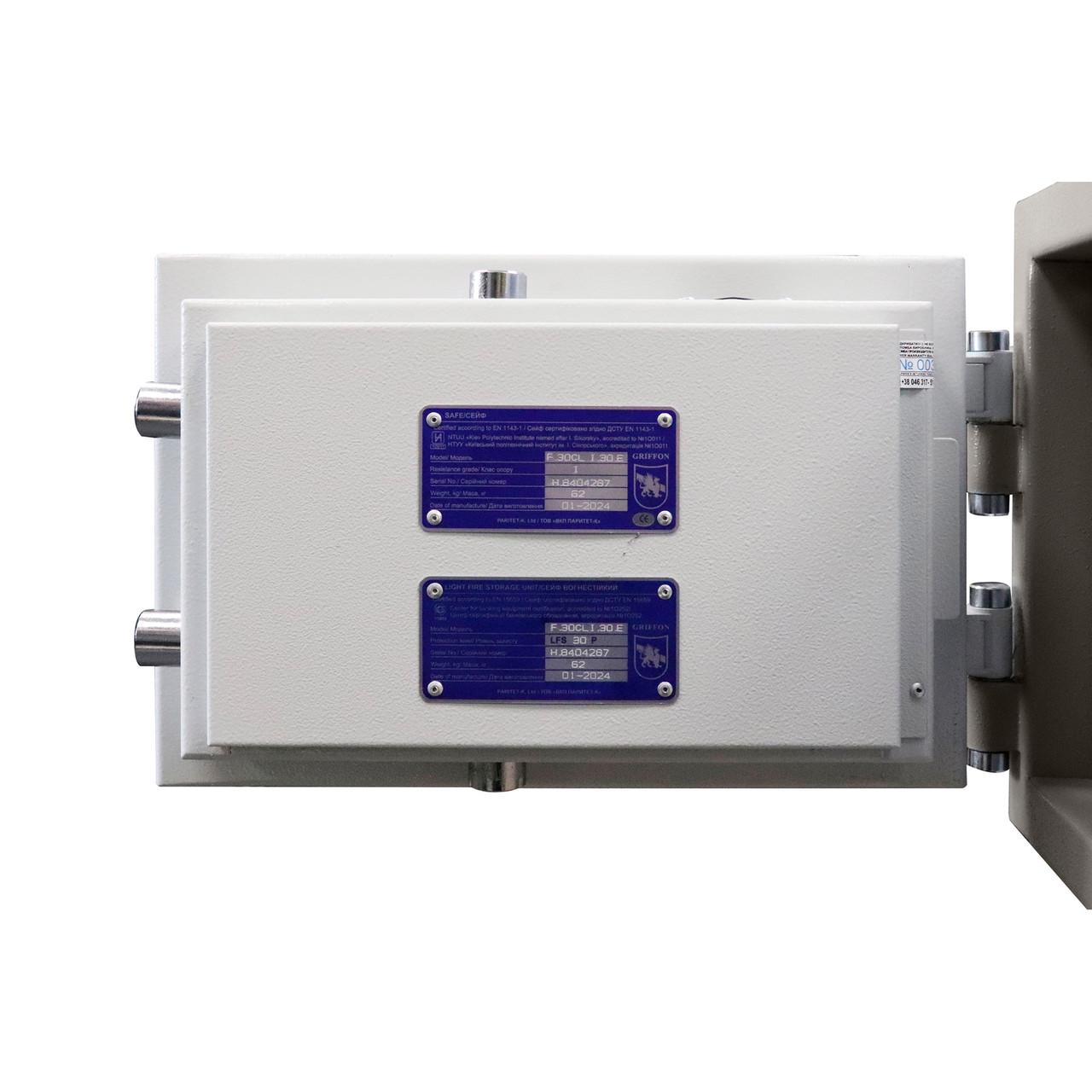 Сейф огневзломостойкий Griffon F.30CLI.30.E LEFT SIDE - фото 9 Сейф огневзломостойкий Griffon F.30CLI.30.E LEFT SIDE - фото 9